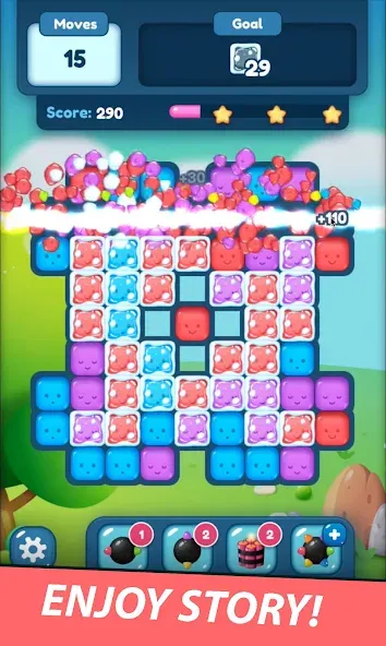 Match Blast Puzzle 3 [МОД Бесконечные деньги] Screenshot 4