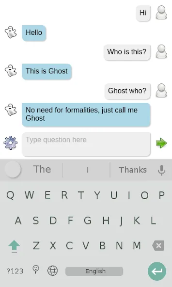 Ghost chat bot (Гостчатбот) [МОД Бесконечные монеты] Screenshot 1