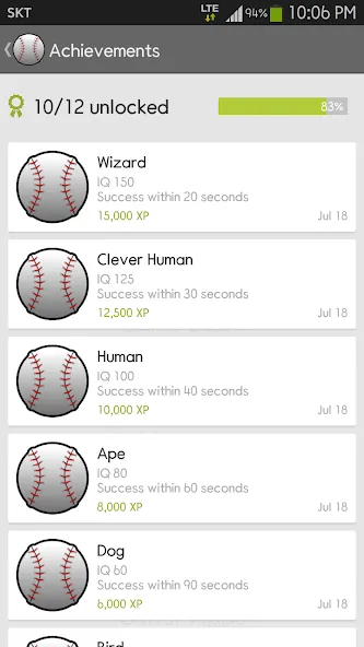 IQ Baseball - Number Puzzle (АйКью Бейсбол) [МОД Меню] Screenshot 5