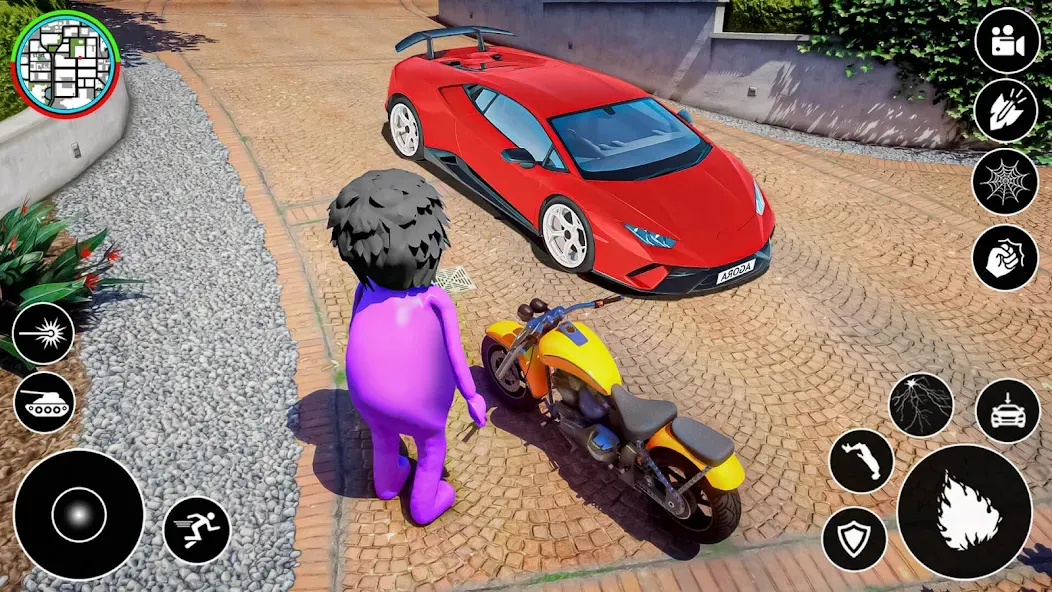 Blue Hero Gangster City Mafia [МОД Mega Pack] Screenshot 1