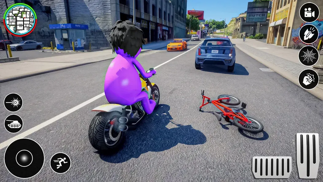 Blue Hero Gangster City Mafia [МОД Mega Pack] Screenshot 2