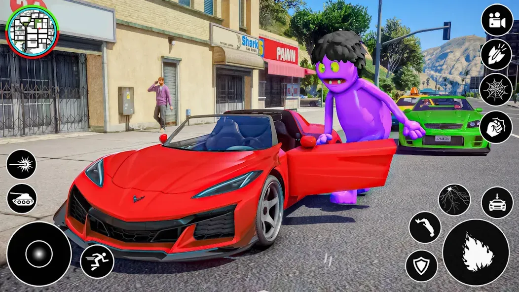 Blue Hero Gangster City Mafia [МОД Mega Pack] Screenshot 4