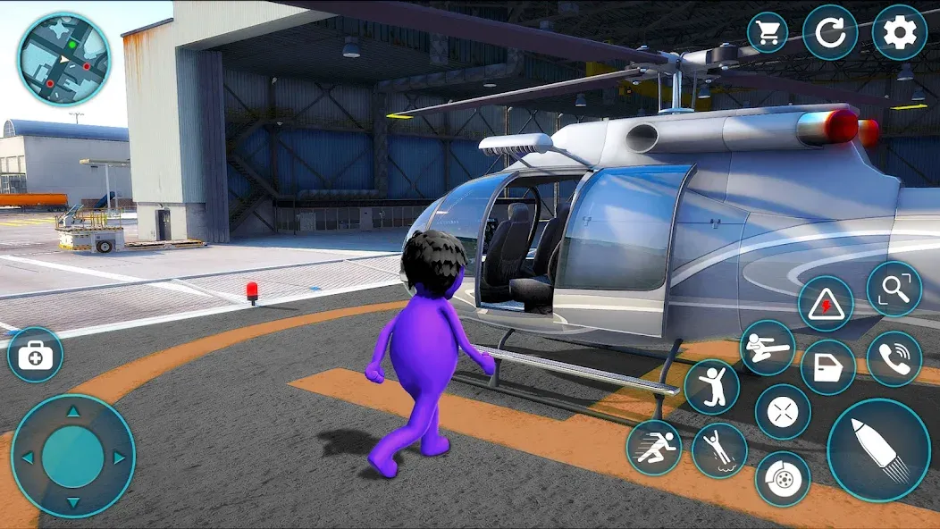 Blue Hero Gangster City Mafia [МОД Mega Pack] Screenshot 5