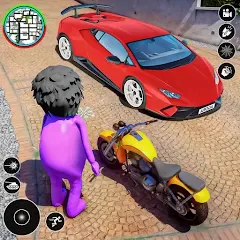 Скачать взломанную Blue Hero Gangster City Mafia  [МОД Mega Pack]