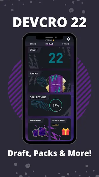 DEVCRO 22 - Draft, Packs (ДЕВКРО ФУТ 22) [МОД Бесконечные деньги] Screenshot 5