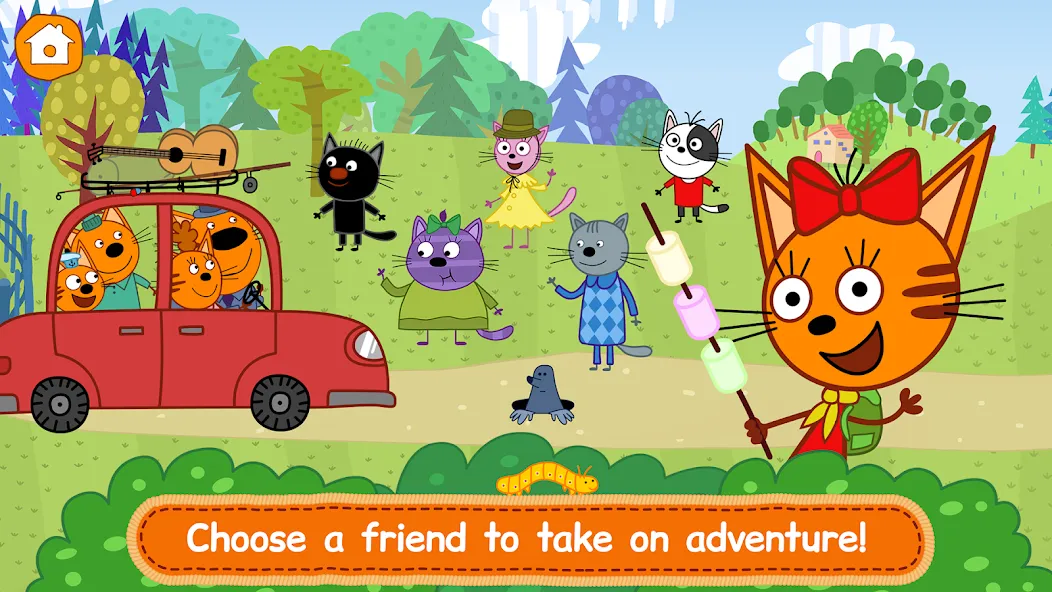 Kid-E-Cats: Kitty Cat Games! [МОД Меню] Screenshot 1