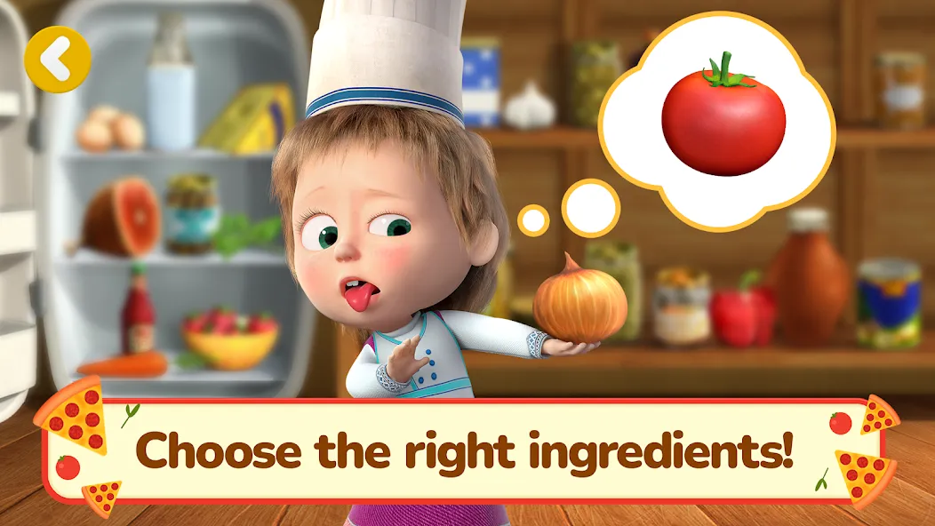 Masha and the Bear Pizza Maker [МОД Menu] Screenshot 2
