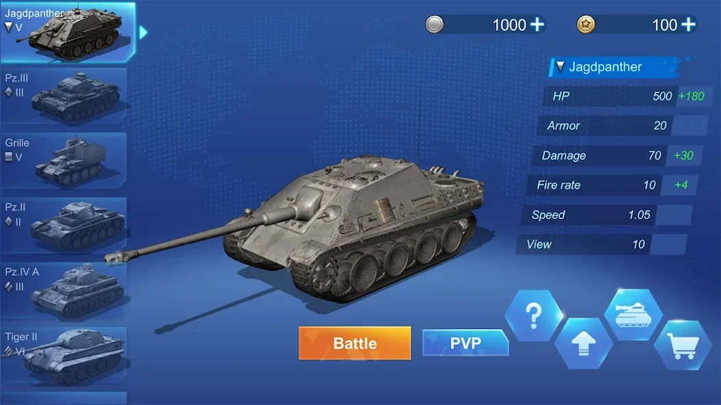 Ace Tank [МОД Все открыто] Screenshot 1