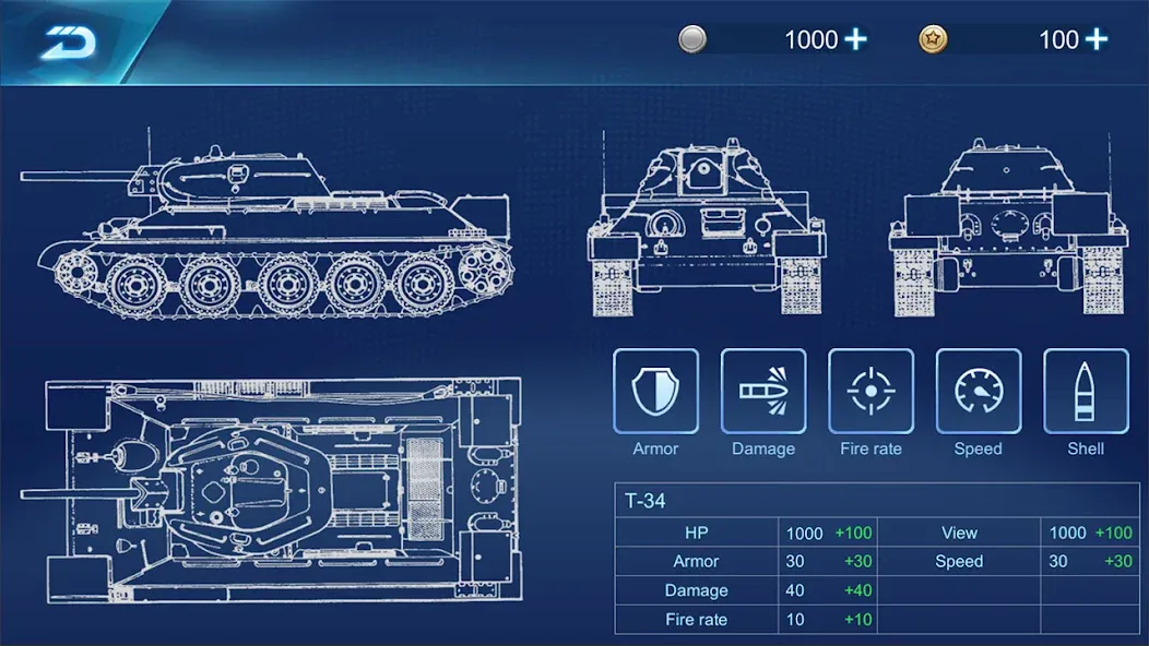 Ace Tank [МОД Все открыто] Screenshot 2
