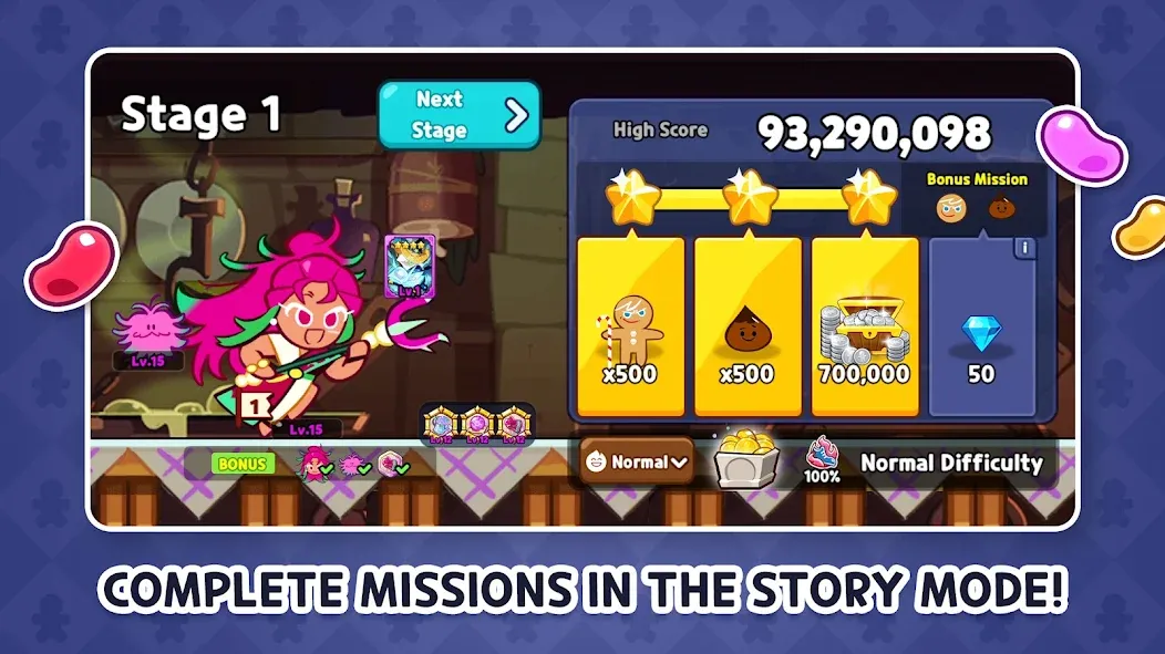 CookieRun: OvenBreak (Куки Ран) [МОД Unlimited Money] Screenshot 3
