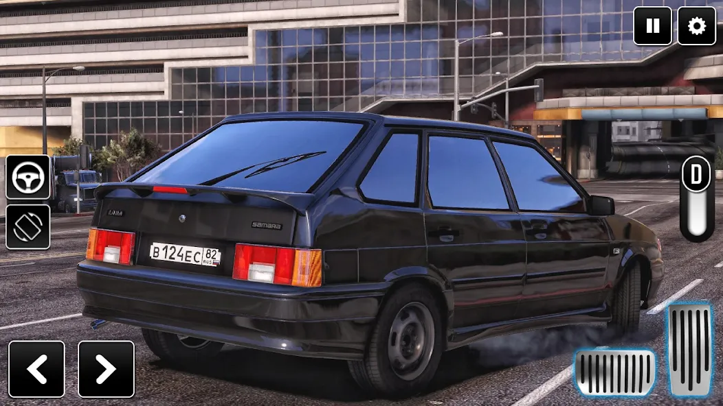 2114 Car Driving: Lada sedan [МОД Меню] Screenshot 4