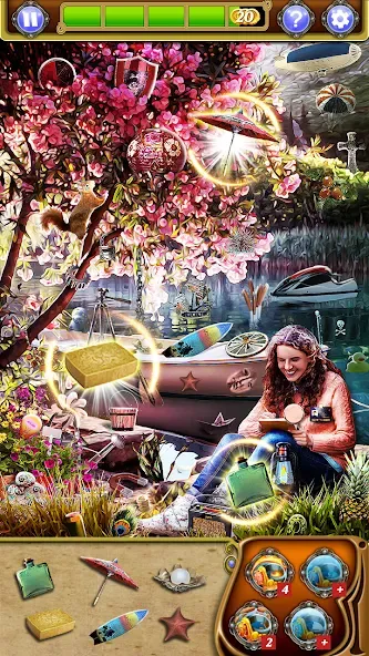 Hidden Object: 4 Seasons (Хидден Объект) [МОД Unlimited Money] Screenshot 2