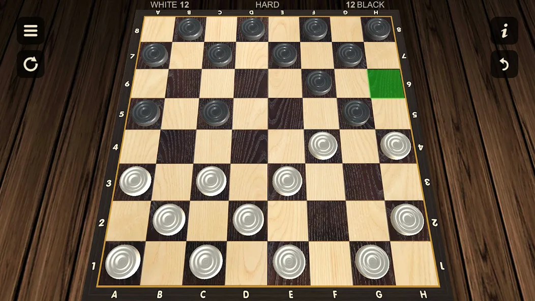 Checkers - Two player [МОД Все открыто] Screenshot 1