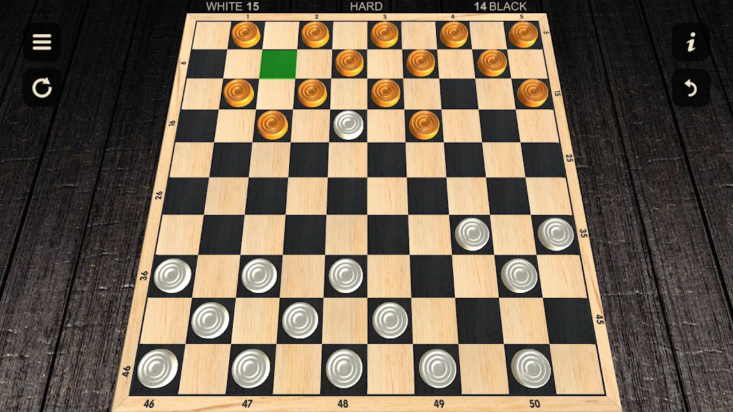 Checkers - Two player [МОД Все открыто] Screenshot 2