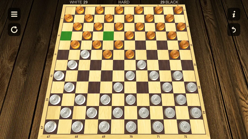 Checkers - Two player [МОД Все открыто] Screenshot 3