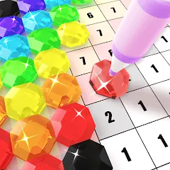 Скачать взломанную Diamond Painting by Number (Даймонд пейнтинг по номерам)  [МОД Бесконечные монеты]