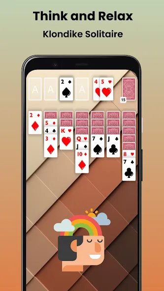 Klondike Solitaire Offline [МОД Меню] Screenshot 1