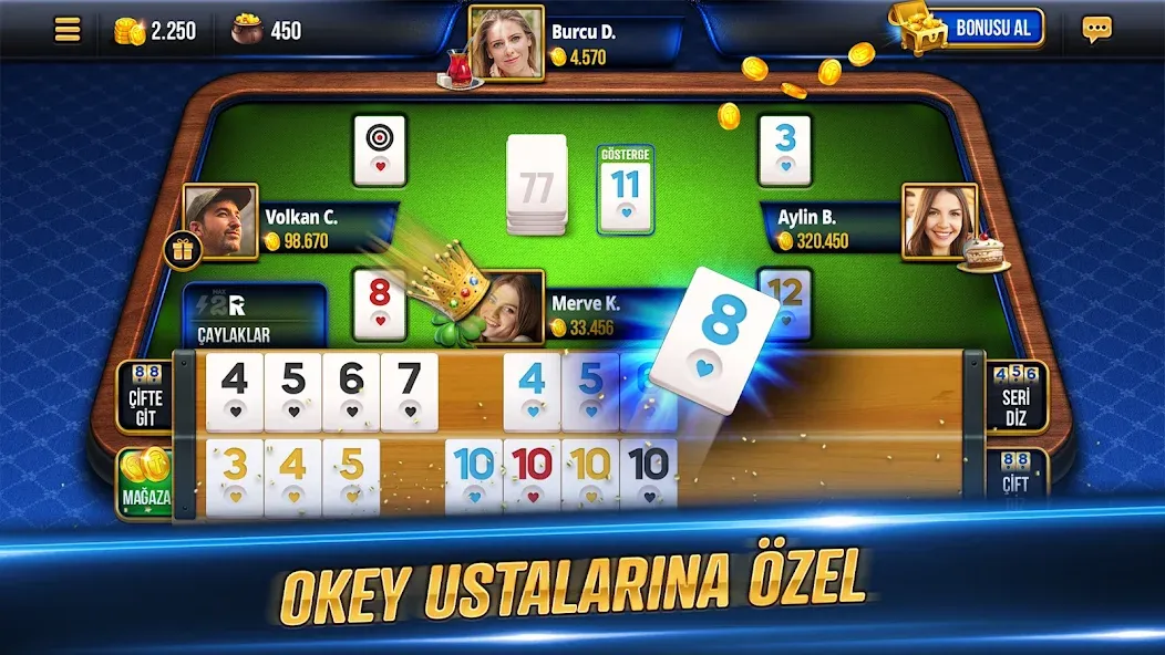 Tekel Okey (Текел Окей) [МОД Unlimited Money] Screenshot 1