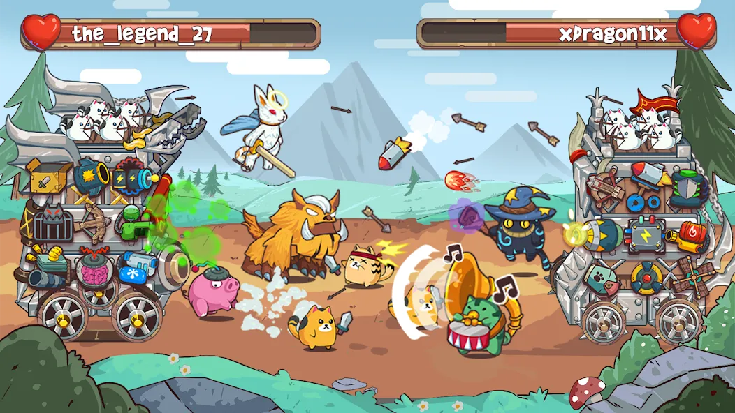CatnRobot Idle TD: Battle Cat (КэтТауэр Айдл ТД) [МОД Unlimited Money] Screenshot 3