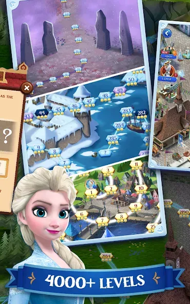 Disney Frozen Free Fall Games [МОД Бесконечные деньги] Screenshot 3