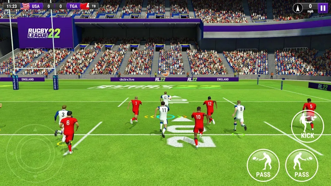 Rugby League 22 (Рубиги Лига 22) [МОД Unlimited Money] Screenshot 1