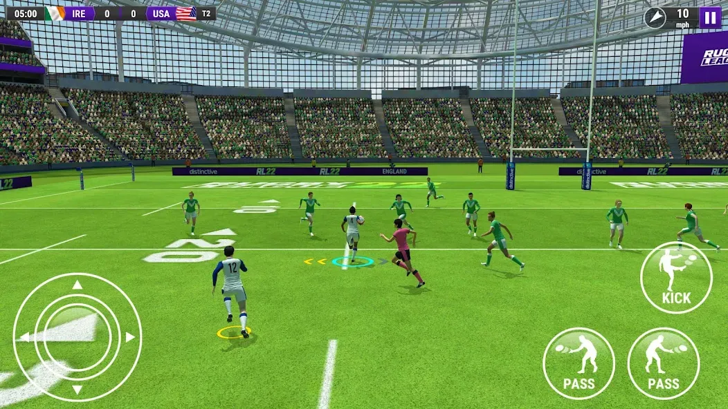 Rugby League 22 (Рубиги Лига 22) [МОД Unlimited Money] Screenshot 2