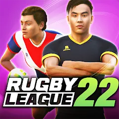 Скачать взломанную Rugby League 22 (Рубиги Лига 22)  [МОД Unlimited Money]