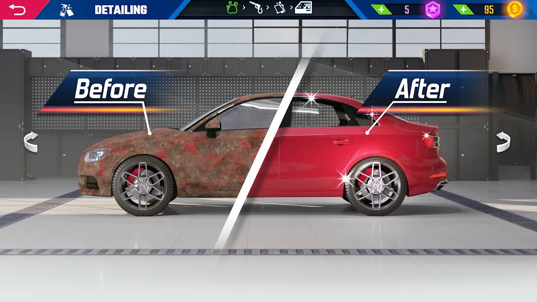 Car Detailing Simulator 2023 [МОД Все открыто] Screenshot 2
