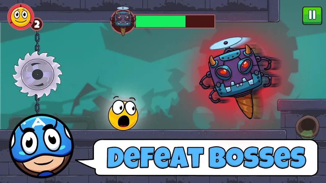 Red Ball Roller (Ред Болл Роллер) [МОД Mega Pack] Screenshot 3