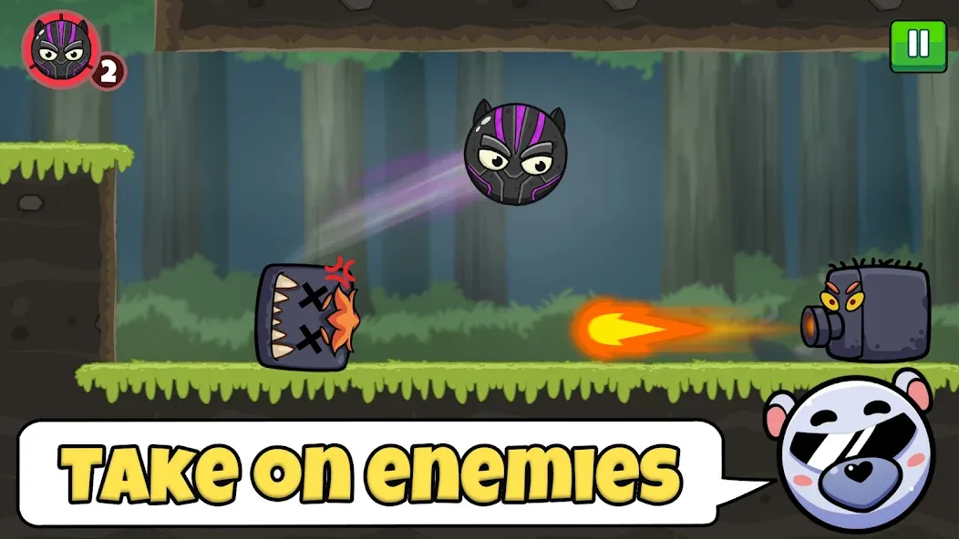 Red Ball Roller (Ред Болл Роллер) [МОД Mega Pack] Screenshot 4