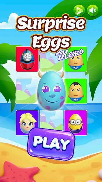Surprise Eggs Memory (Сюрприз Яйца Мемо) [МОД Все открыто] Screenshot 1