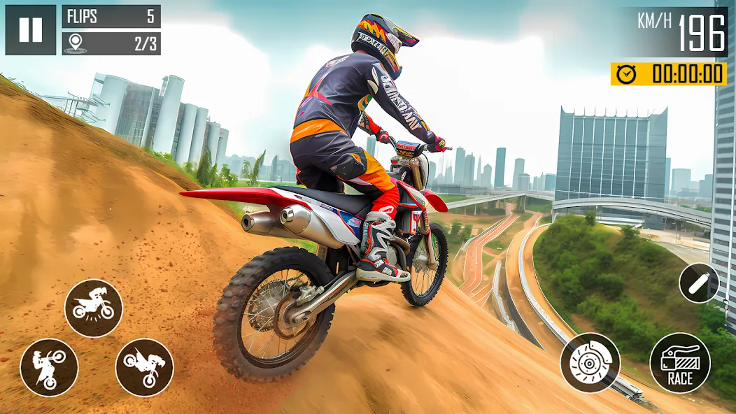 Ultimate Bike Stunt: Bike Game (Ультимейт Байк Стант) [МОД Много денег] Screenshot 2