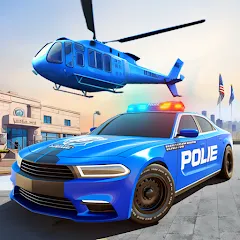 Скачать взлом US Police Car Transporter Game (Полицейский транспорт игры)  [МОД Бесконечные монеты]