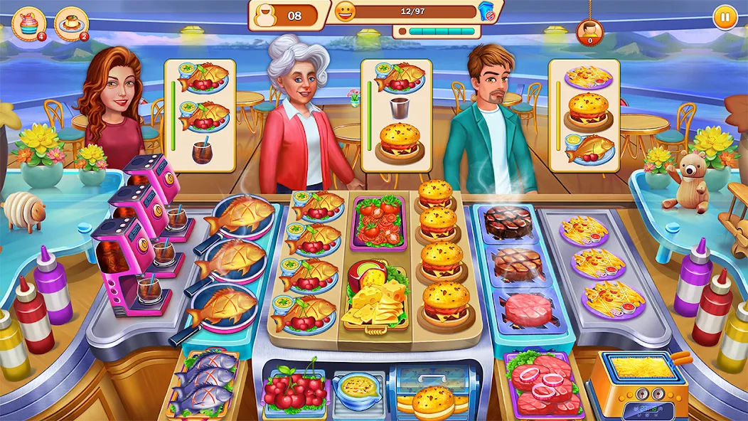 Food Cooking: Chef Restaurant [МОД Все открыто] Screenshot 3