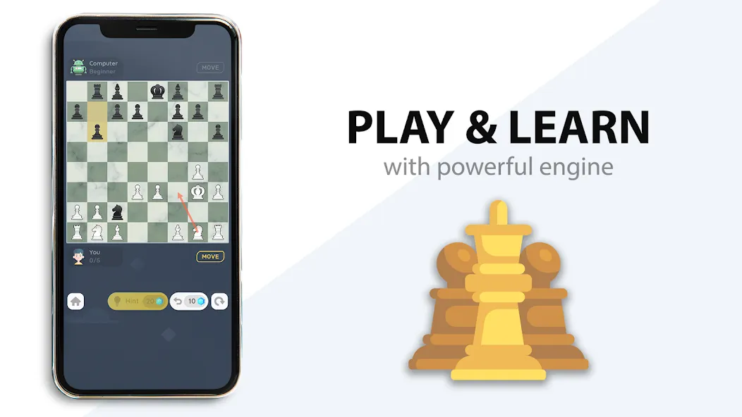 Chess: Classic Board Game [МОД Бесконечные монеты] Screenshot 3