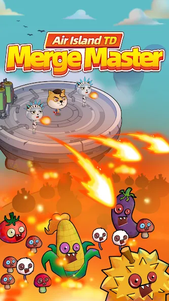 Merge Weapons：Air Island TD [МОД Unlimited Money] Screenshot 1