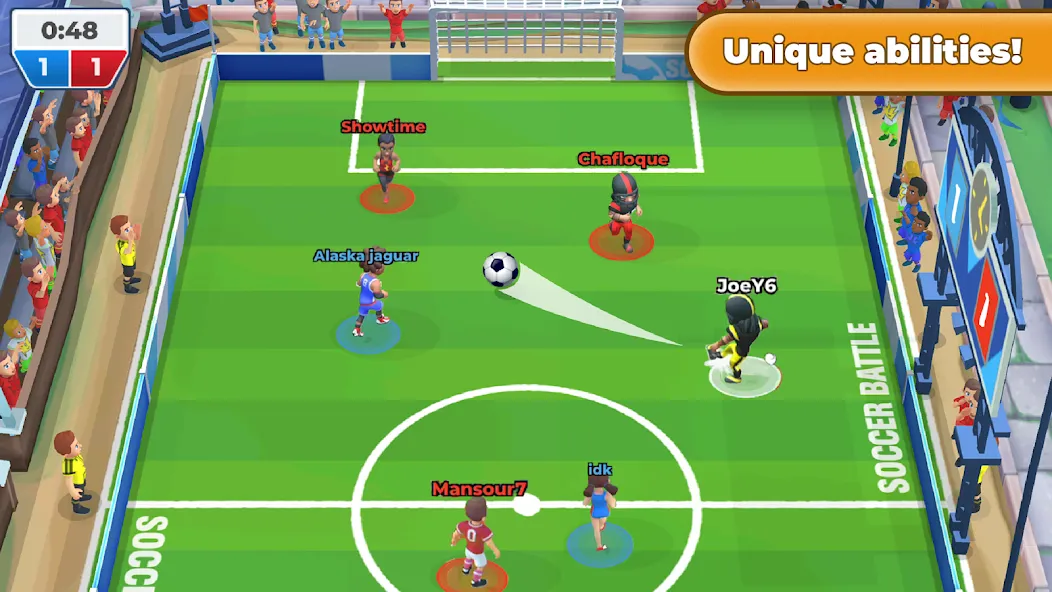 Soccer Battle - PvP Football [МОД Unlocked] Screenshot 3