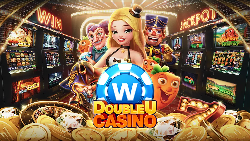 DoubleU Casino™ - Vegas Slots (ДаблЮ Казино) [МОД Бесконечные деньги] Screenshot 1