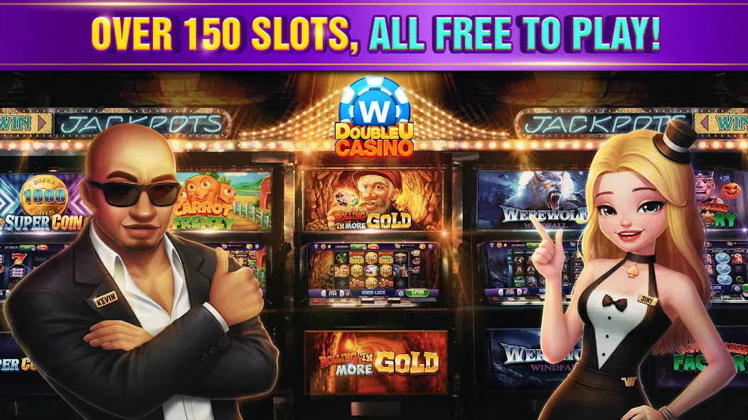 DoubleU Casino™ - Vegas Slots (ДаблЮ Казино) [МОД Бесконечные деньги] Screenshot 5