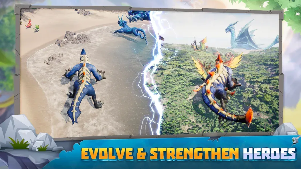 Summon Dragons (Саммон Драгонс) [МОД Все открыто] Screenshot 1