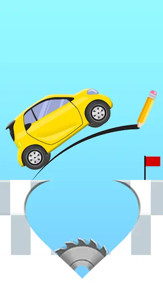 Draw 2 Bridge: Draw Save Car (Дроу 2 Бридж) [МОД Все открыто] Screenshot 1