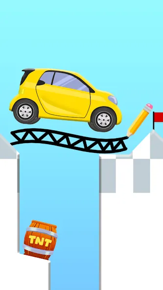 Draw 2 Bridge: Draw Save Car (Дроу 2 Бридж) [МОД Все открыто] Screenshot 3