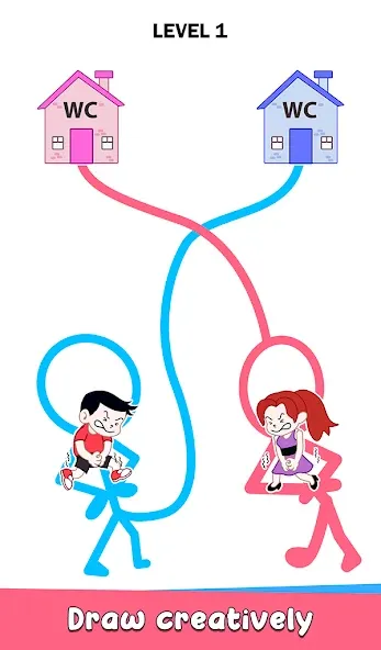 Toilet Rush Race: Draw Puzzle (Туалетная гонкаприпас) [МОД Mega Pack] Screenshot 1