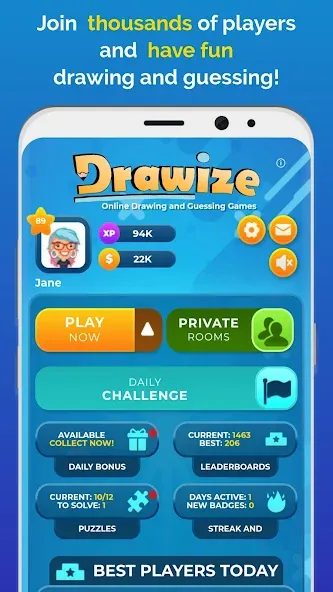 Drawize - Draw and Guess (Дравизе) [МОД Все открыто] Screenshot 1