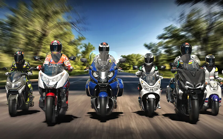 Real Moto Traffic (Реал Мото Трафик) [МОД Меню] Screenshot 5