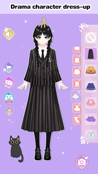 Vlinder Princess Dress up game [МОД Много монет] Screenshot 1