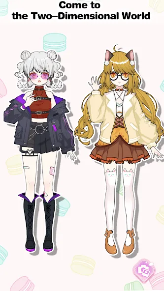 Vlinder Princess Dress up game [МОД Много монет] Screenshot 2