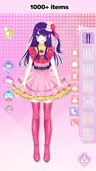 Vlinder Princess Dress up game [МОД Много монет] Screenshot 3
