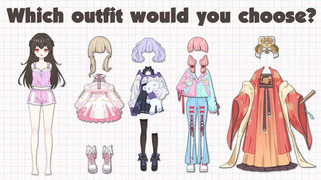 Vlinder Princess Dress up game [МОД Много монет] Screenshot 5