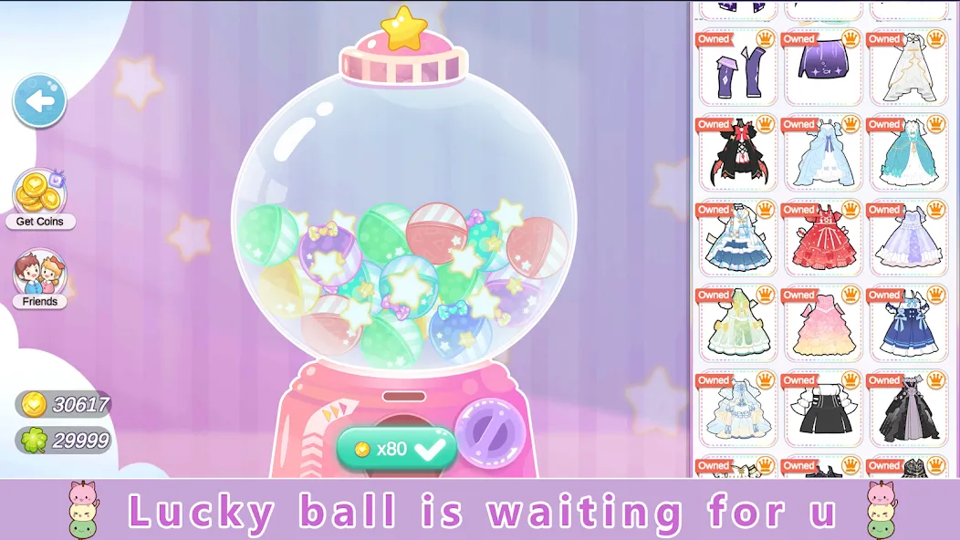 YOYO Doll Anime Dress Up Game (ЙОЙО) [МОД Бесконечные деньги] Screenshot 5